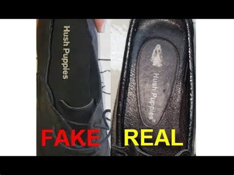 how to identify fake hush puppies shoes